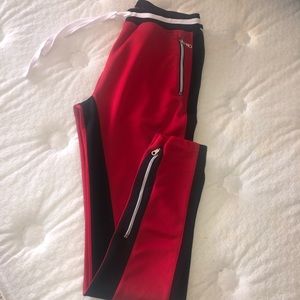 Red Jogger Pants